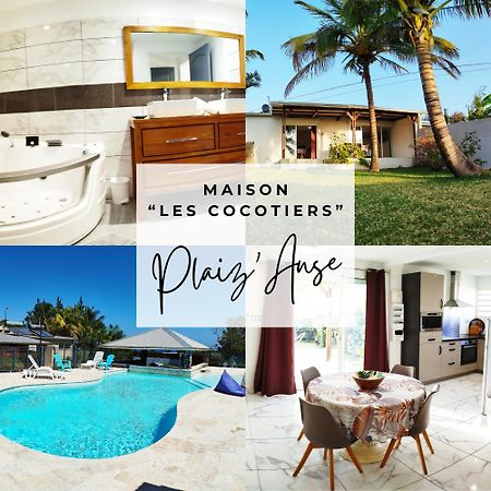 Maison Les Cocotiers De Plaiz'Anse Petite Île Exterior foto
